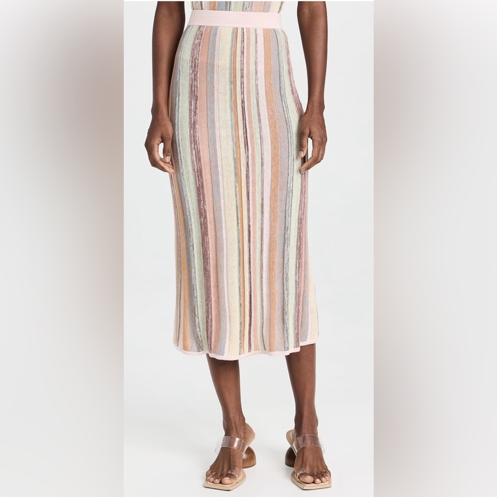 Zimmermann Multicolor Striped Skirt